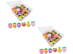 Série 2 Alfinetes Decorativos Para Frutas Tachinhas Fofas