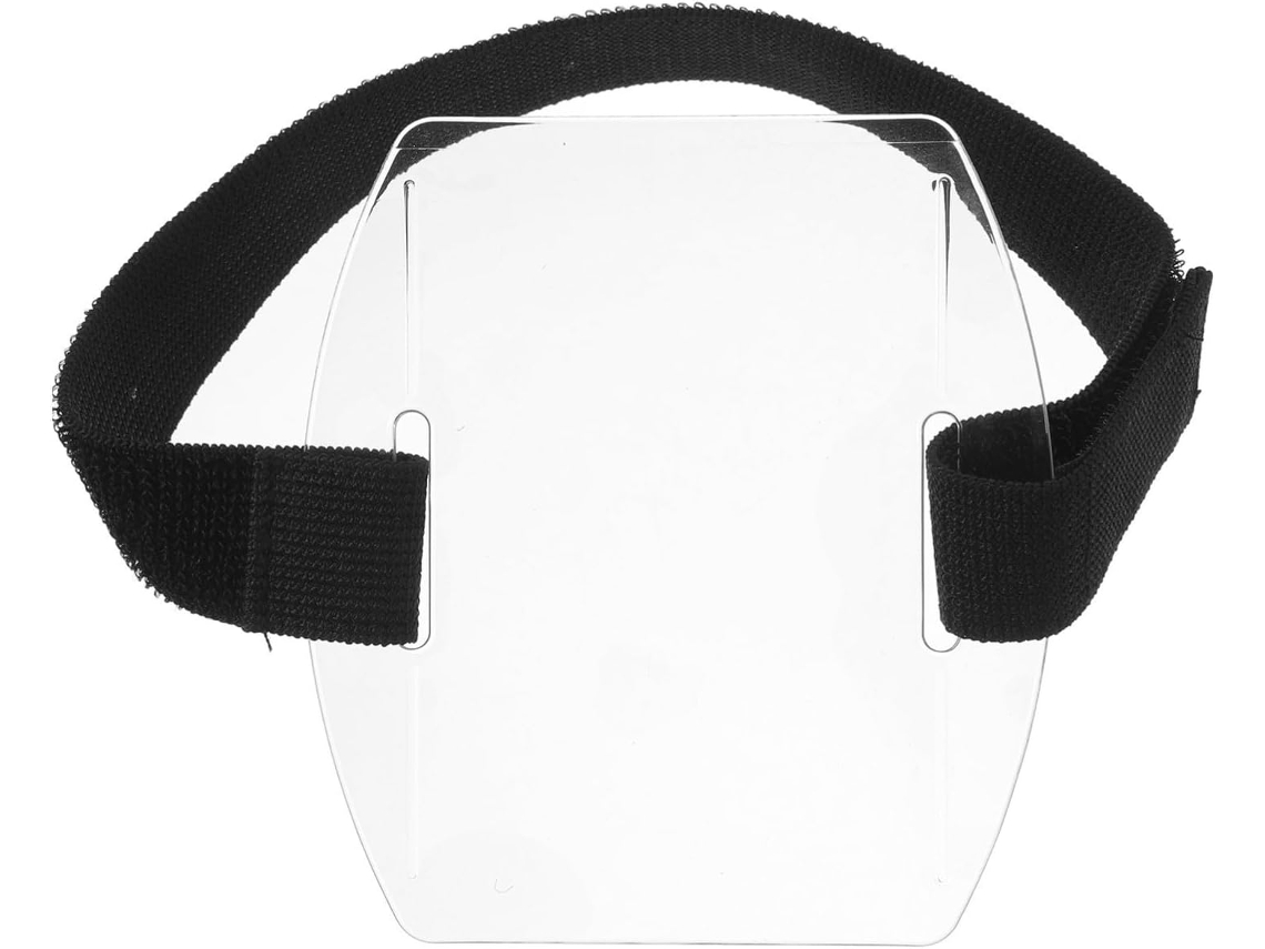 Porta Crachá E Cartão Veemoon Com Design Elegante De Alta Visibilidade, Suporte Horizontal Em Pvc Resistente À Água