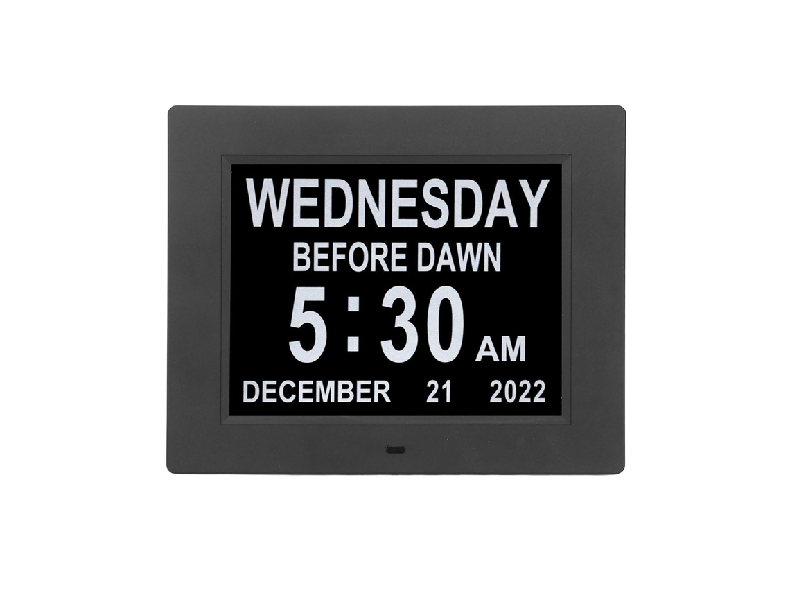 Aetheria relógio Digital de Calendário Diário 8 Polegadas com Lembretes e Display Hd para Idosos
