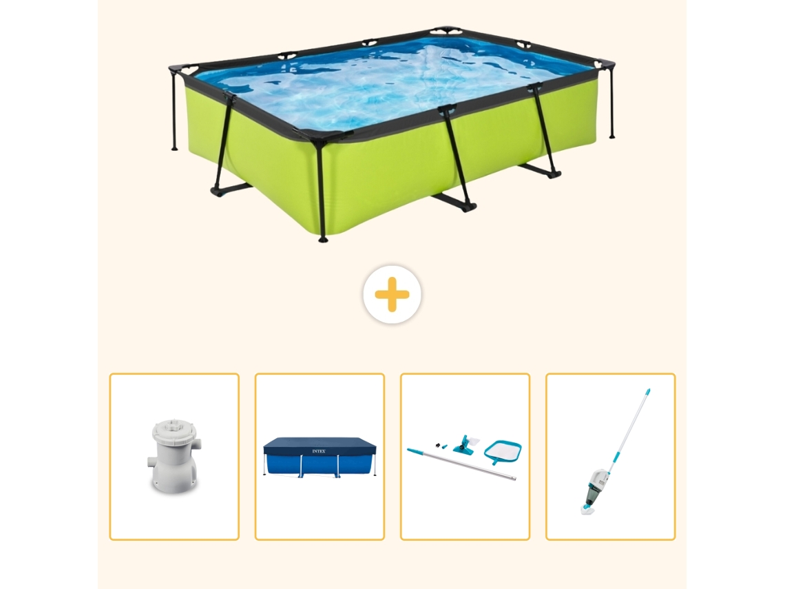 Exit-toys Piscina Exit Retangular - 300x200x65 Cm - 5-peças S257
