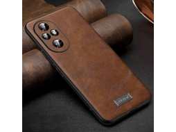 Capa De Celular Sulada À Prova De Choque, Híbrida De Tpu E Couro, Feita À Mão, Para Honor 200.