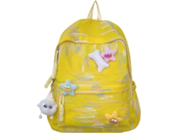 Bolsa de viagem macia para computador feminina CXC Coreana Bonita Amarela