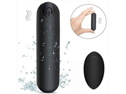 (preto) Mini Vibrador Bullet Com Controle Remoto, Vibrador Potente Para Mulheres, 10 Modos