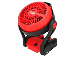 Laxiscreed Ventilador De Obra Com Regulação De 270° E Luz Led Para Obra