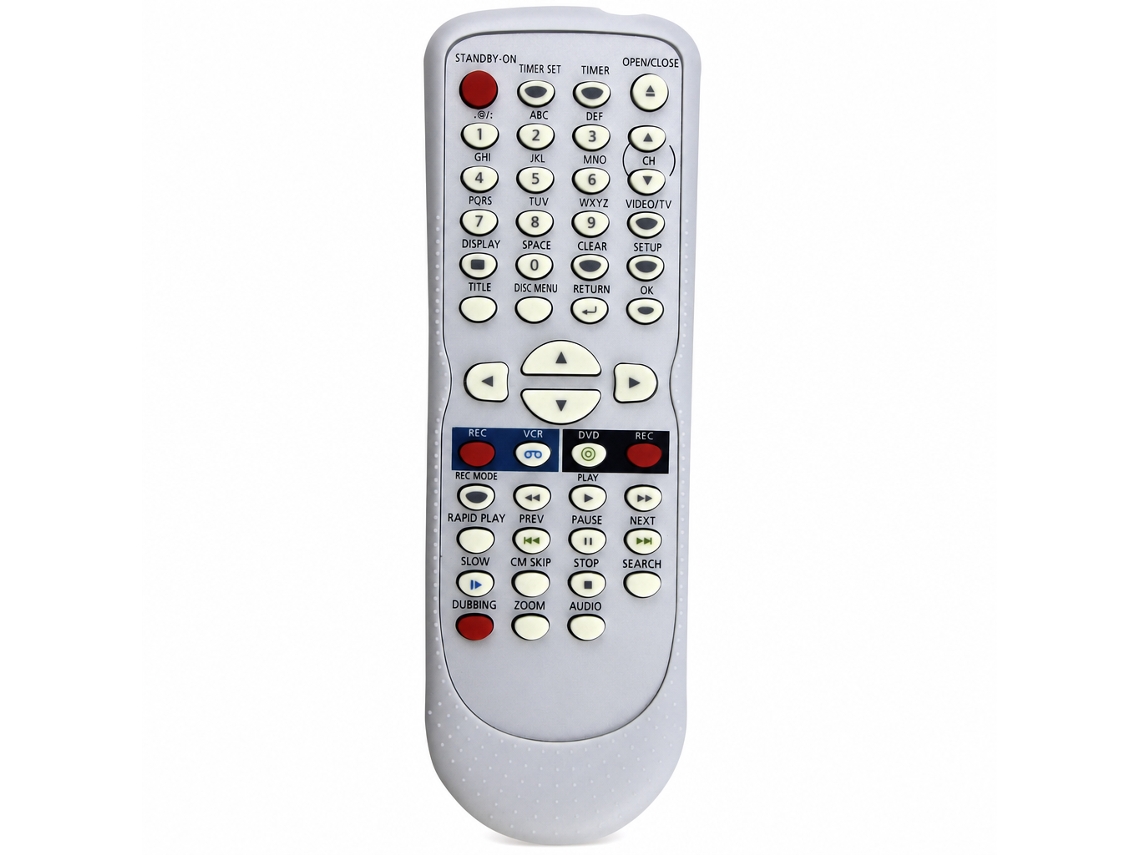 Comando Remoto Compatível Com Leitor E Gravador Dvd/vcr Funai Nb654_dae