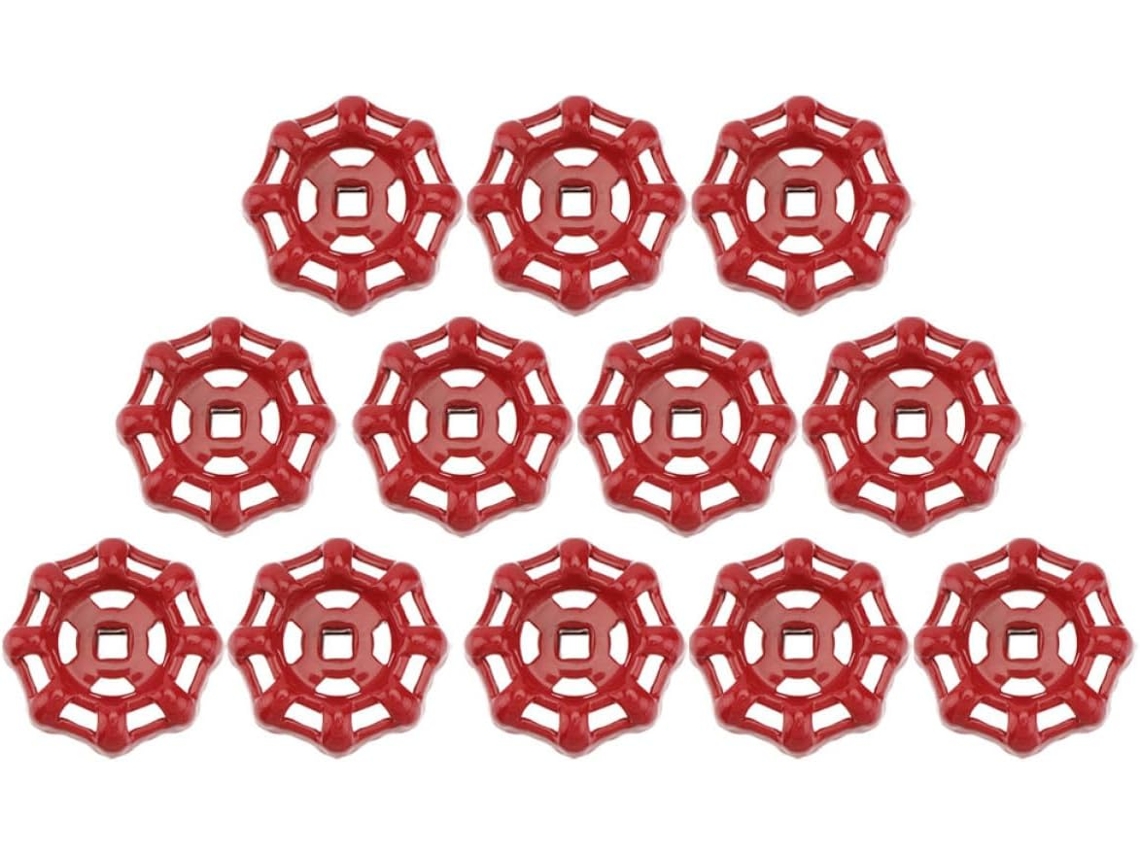 Conjunto de 12 torneiras com válvula de ferro fundido Alipis para instalações hidráulicas