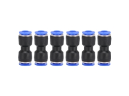 Laxiscreed Conector Rápido Pneumático Recto Para Tubos De Ar Pu-6 E Equipamentos Pneumáticos