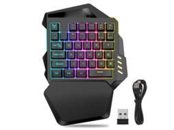Ratón Inalámbrico Led de 2,4 Ghz con Dpi Ajustable, Carga USB, Clic Silencioso, Antihuellas, Dorado | S/MARCA