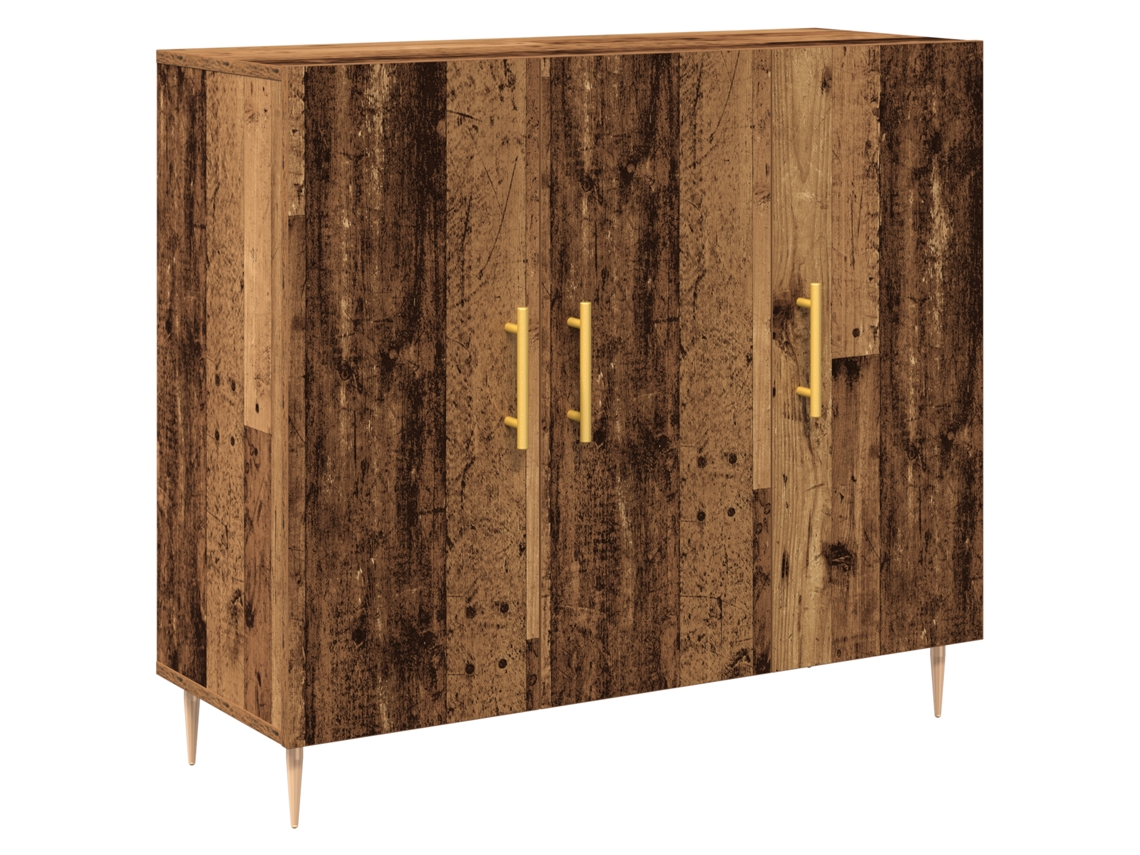Conjunto 1 Estante De Armazenamento Vidaxl Castanho Derivados De Madeira (90 X 34 X 80 Cm)