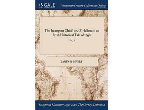 Livro The Insurgent Chief De James M'henry (inglês)