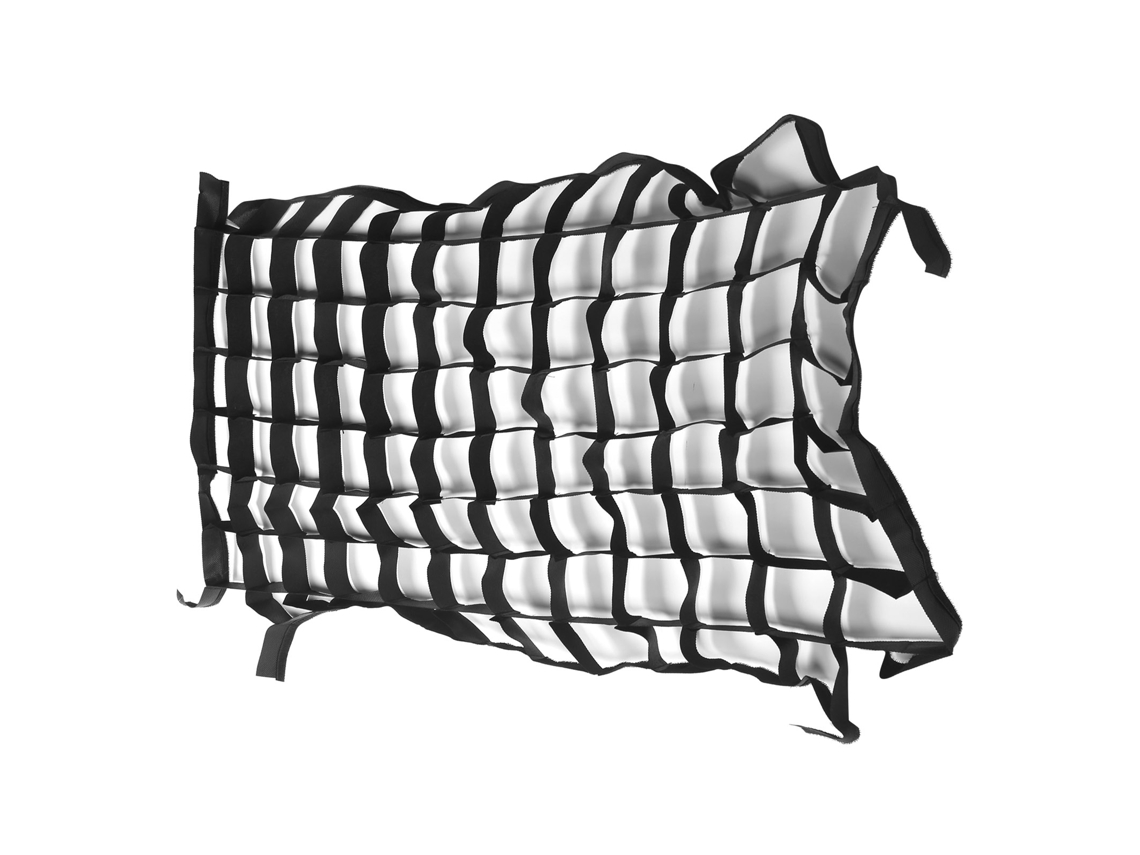 Grade celular para softbox, malha alveolar de nylon para luz suave.