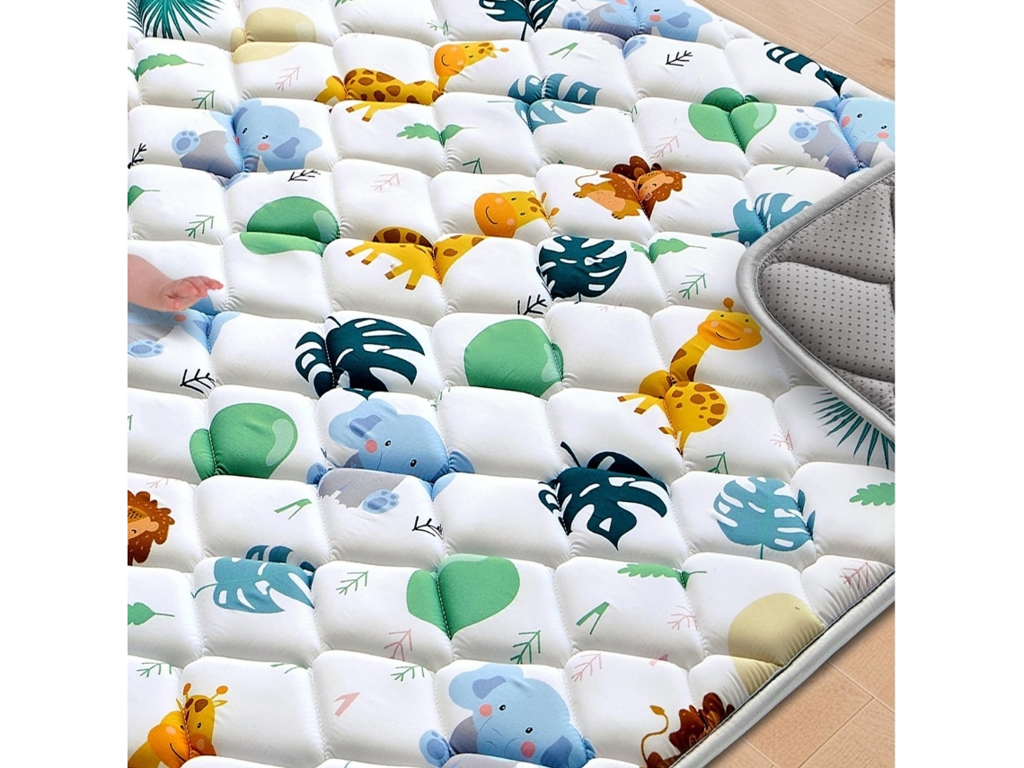 Chrui Jump Mat - Dobrável, Grande, Antiderrapante - 109*109*2cm - Animais
