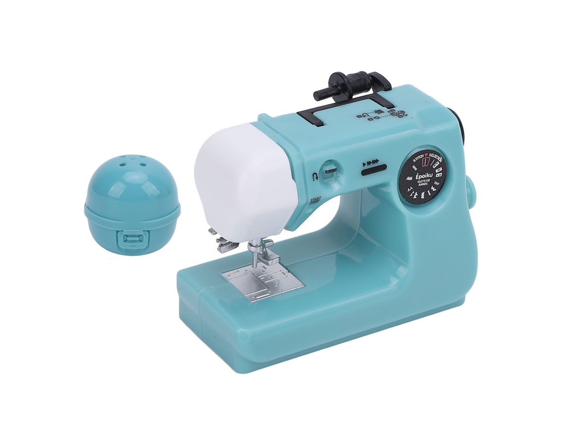 Máquina De Costura Pequena Azul Laxiscreed Para Costura Fácil E Projetos Criativos