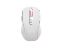 Rato Yizhood W 718 2.4g Silencioso Sem Fios Recarregável Bt Sem Fios Para Jogos De Computador Para Pc Portátil 1600dpi Branco