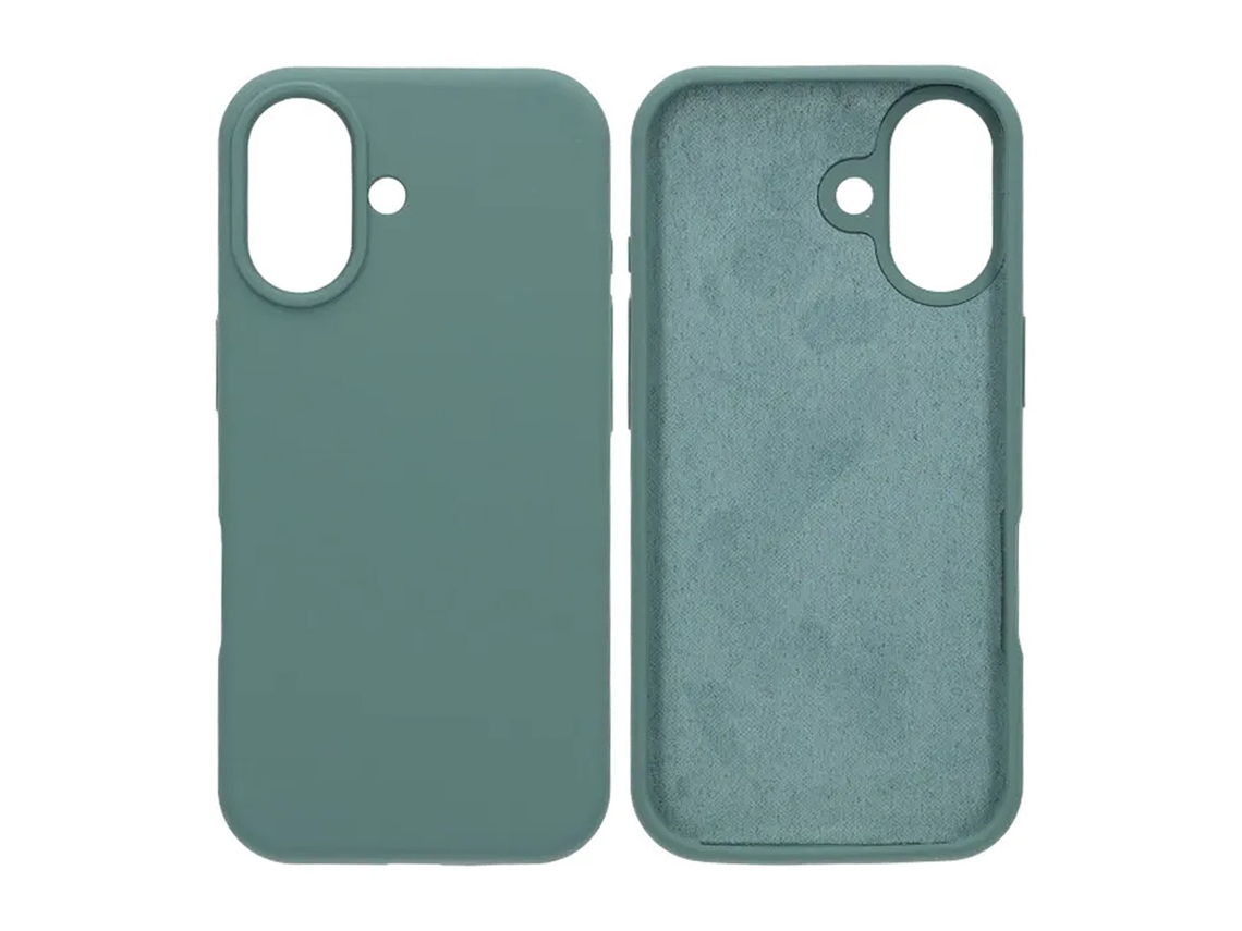 Capa De Silicone Macio Para Iphone 17 - Verde