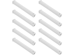 Conjunto de 10 prendedores magnéticos para guarda-roupas.