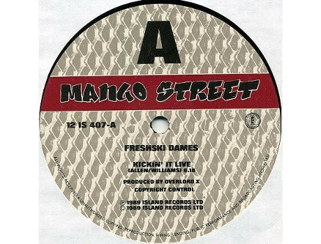 Vinil Kickin It Live / Stay Bad Mango Street