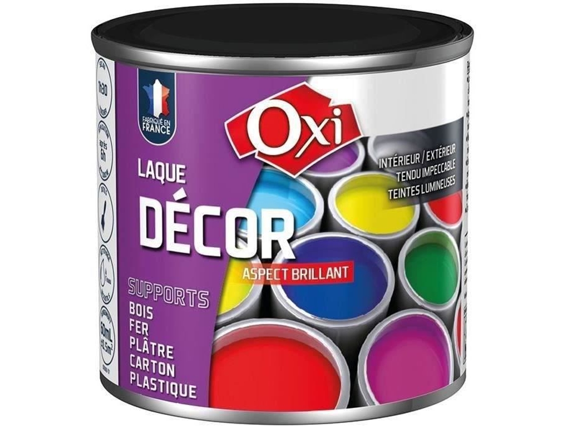 Laca Decorativa Oxi 60 Ml Preto Brilhante Multisuporte