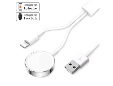 Carregador Sem Fio Magnético Qi Fonken Para Apple Watch Série Iwatch Cabo De Carregamento Rápido Para Todos Os Iphone E Ipads