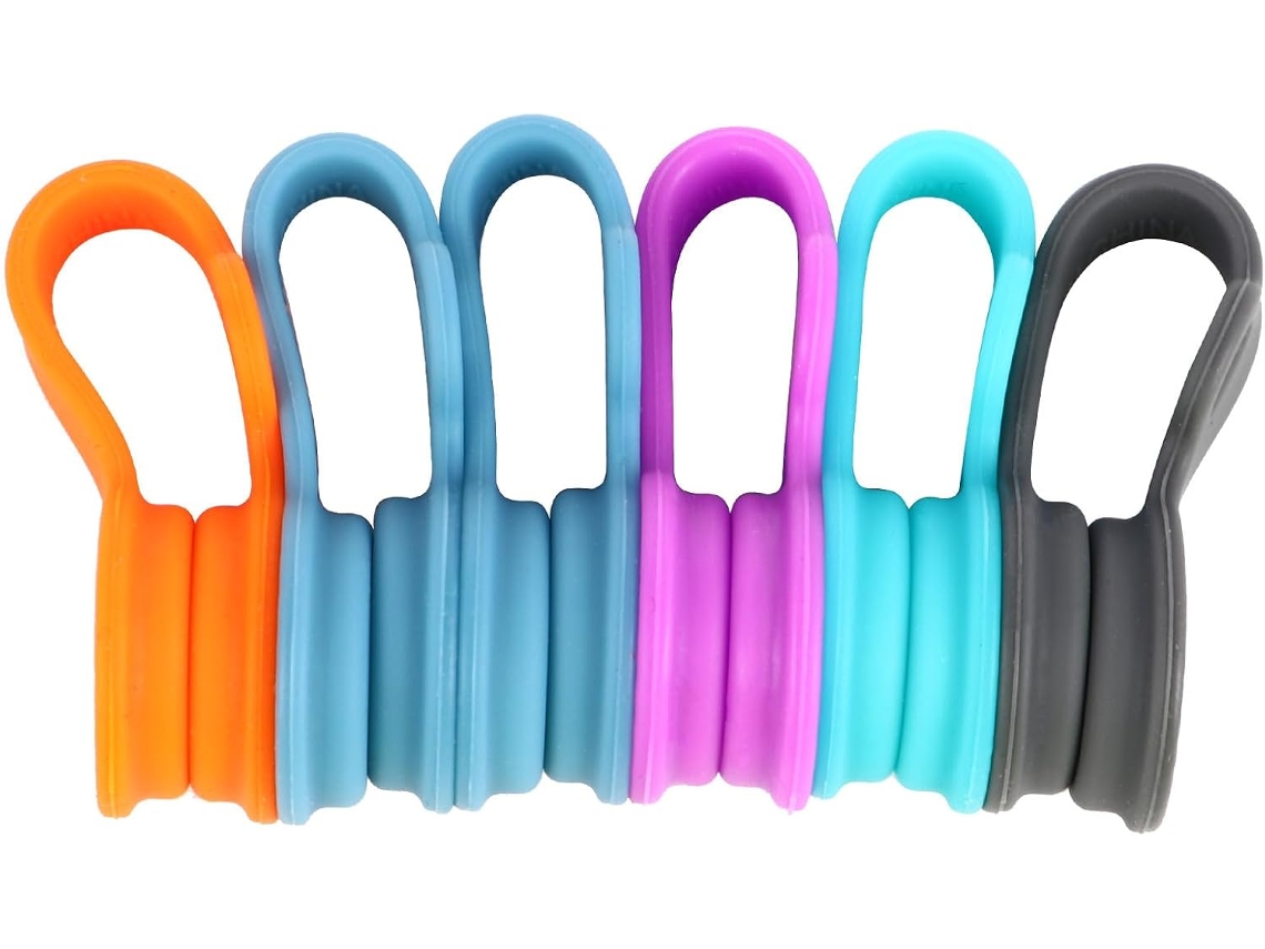 Organizador Magnético De Cabos Para Fones De Ouvido Gadpiparty, Conjunto Com 6 Peças Em Silicone Para Armazenamento
