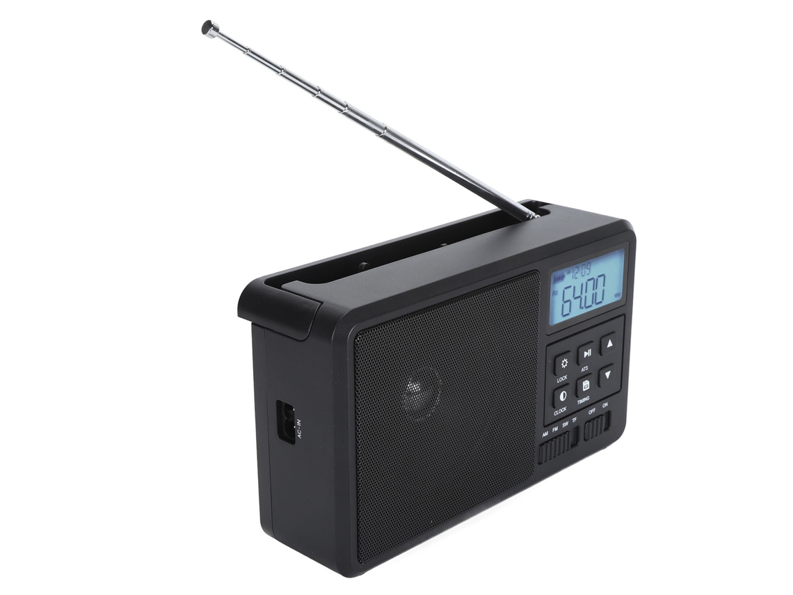 Rádio De Banda Completa Com Redução De Ruído, Tela Lcd Grande, Suporte Para Bluetooth 5.0, Cartão De Memória, Am Fm Sw, Rádio Portátil Ly Ebike