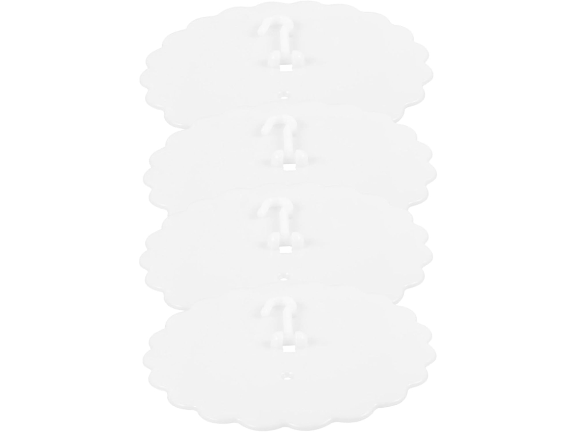 Conjunto De 4-ganchos Adesivos Para Cortina Cama, Para Dossel De Teto, Sem Necessidade De Furar