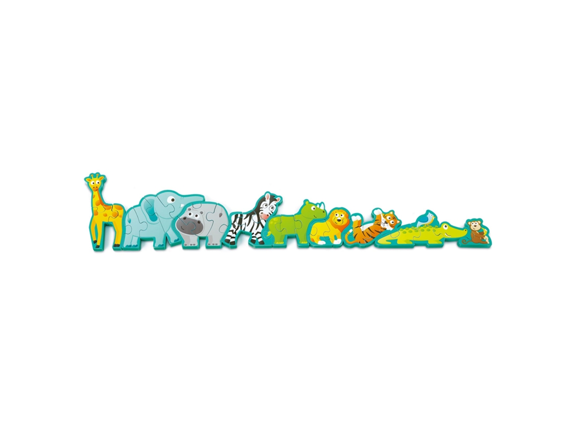 Puzzle HAPE Alphabet & Animal Parade em Forma de 26 Peças Animais