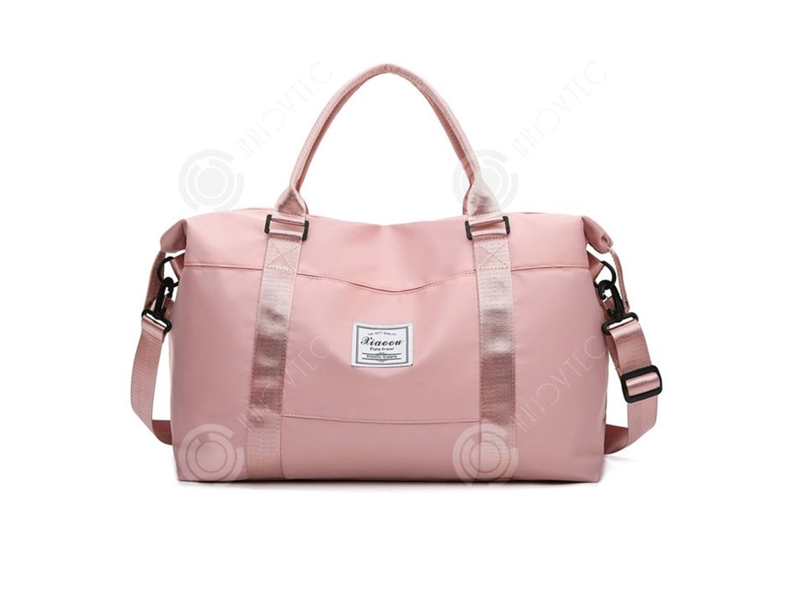 Bolsa De Viagem De Mulher Para Desporto Innovtec Inn Sac Respirável Impermeável Separação Úmida Rosa (8x17cm)