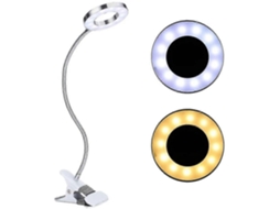 Omni lâmpada de Escritório Led com Pinça para Manicure Permanente Luz Fria/quente Ajustável 5w/7w
