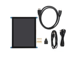 Monitor De Tela Com Toque Capacitivo Ips De 8 Polegadas 1024x768 Para Raspberry Pi 4b/3b
