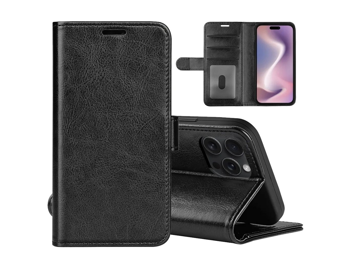 Capa Carteira Sign Para Iphone 17 Pro Max - Preta