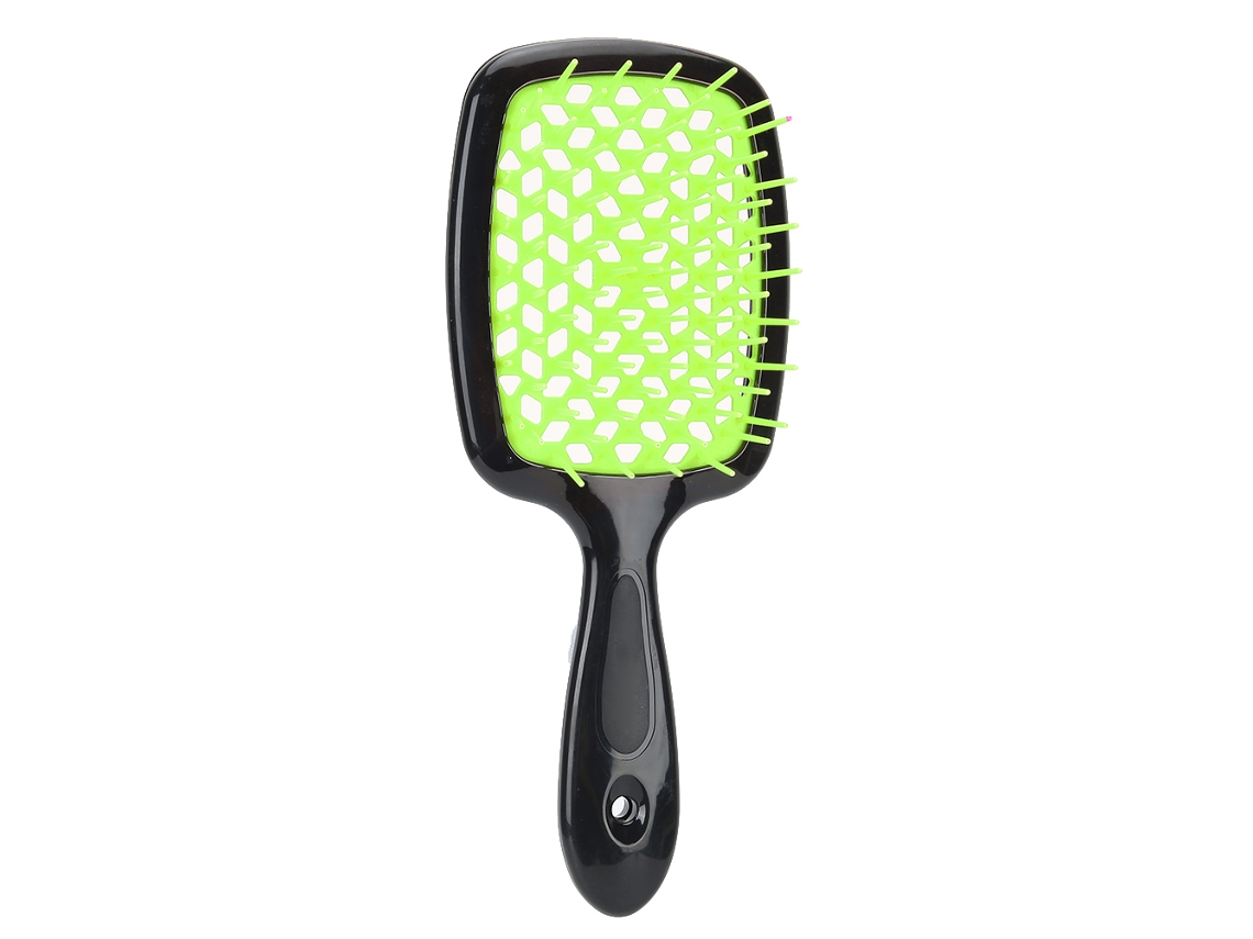 2026 pente Antiestático para Cabelo Portátil de Viagem Pente de Massagem Capilar Ferramenta de Penteado (verde)