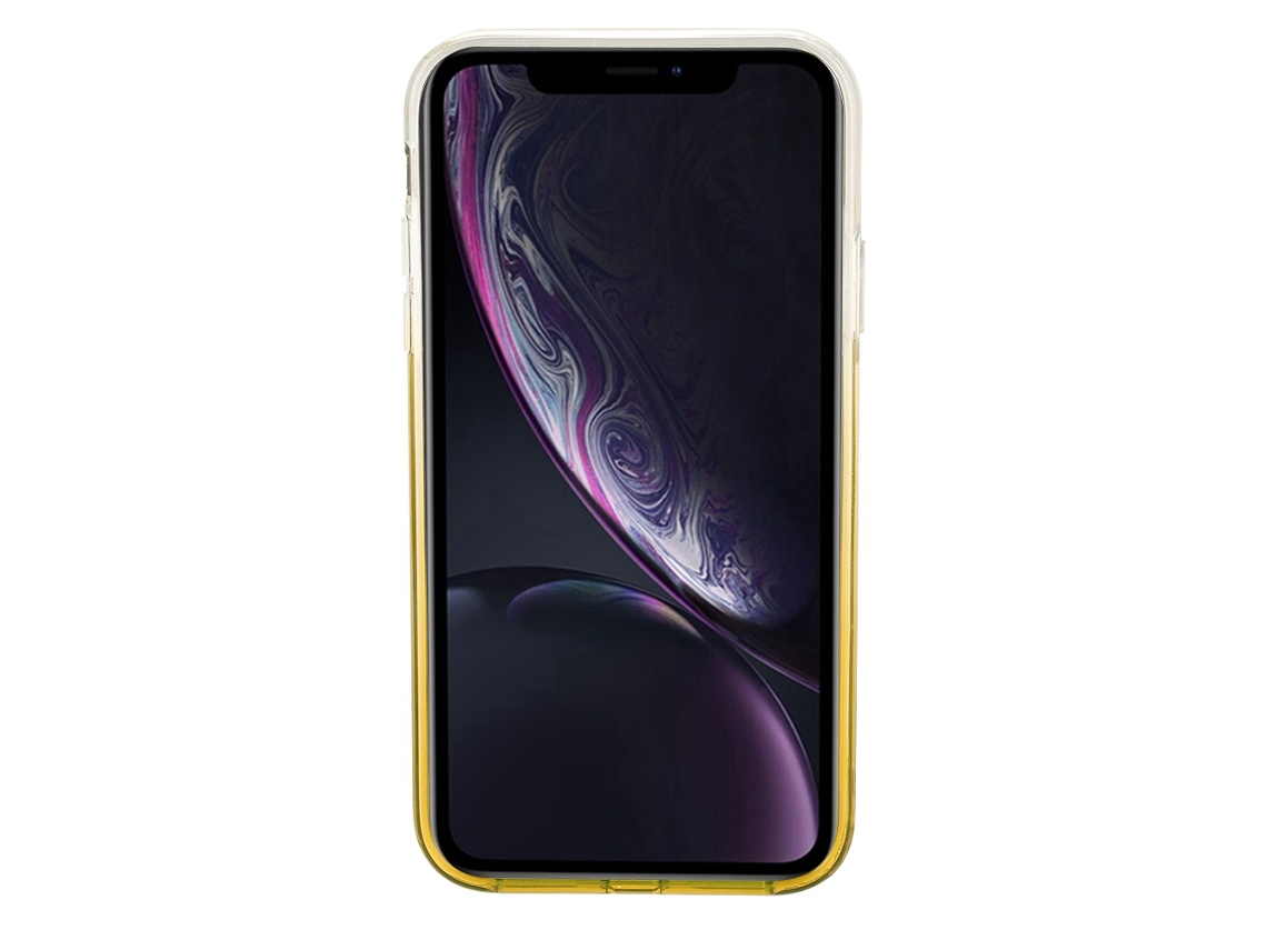 Capa Iphone Xr LAXISCREED Degradê Ouro Anti impacto