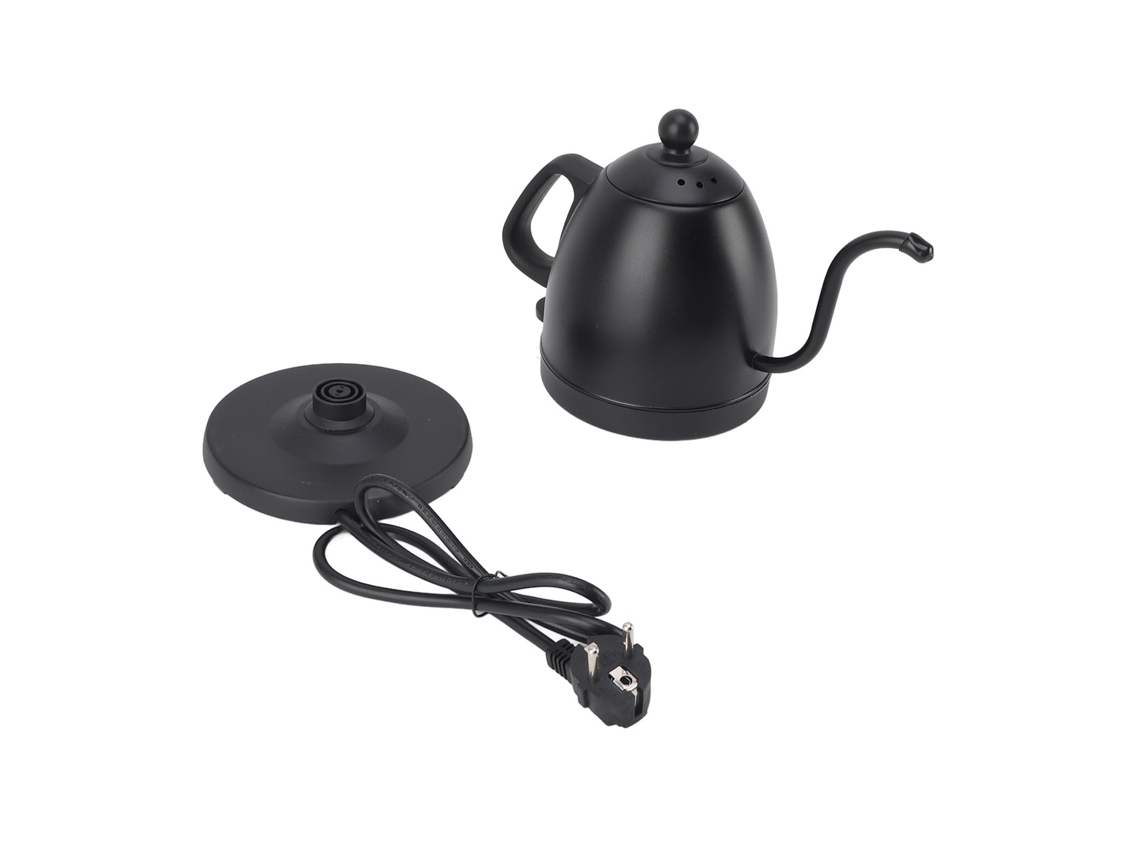 Chaleira Elétrica de Pescoço de Ganso 800ml 1000w Aço Inox 304 para Chá e Café | S/MARCA