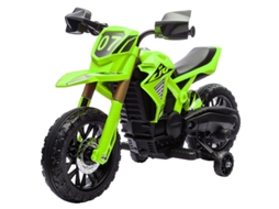 Moto 6v Rodinha Buzina Partida 3 8 Verde VOLTEDGE