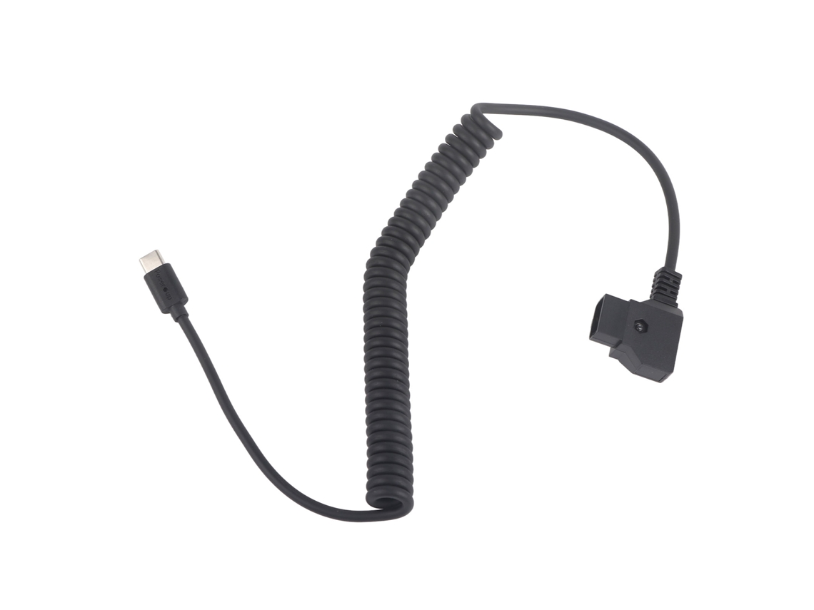 2026 cabo de Alimentação Usb C para D Tap Flexível para Bateria V Mount, Gatilho de Energia Tipo C para D Tap