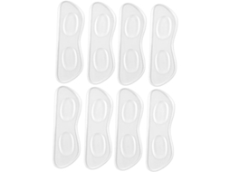 Protetores De Calcanhar Silicone Macio E Transparente, 4 Pares, Para Evitar Bolhas, Ideais Para Salto Alto E Uso Diário