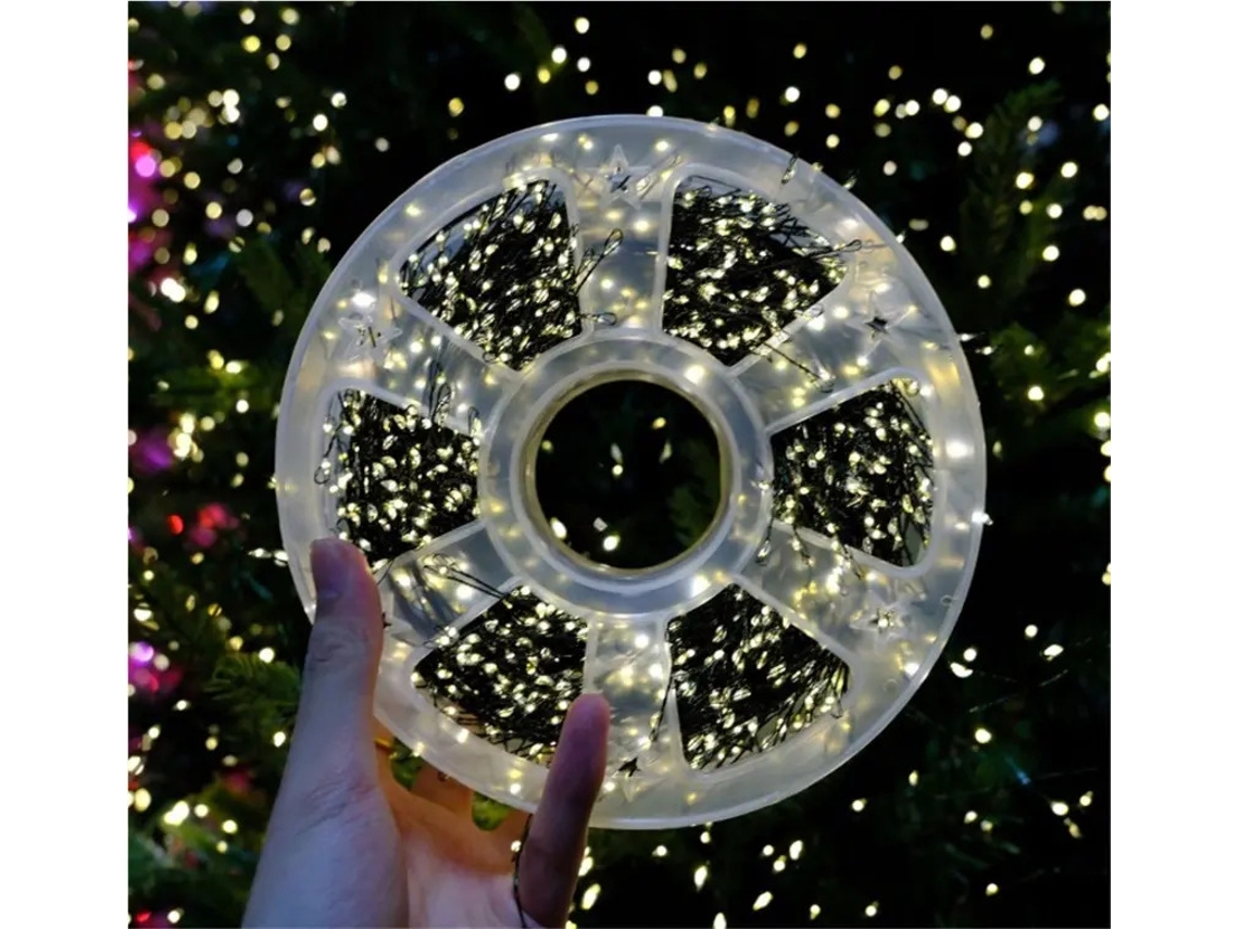 Luzes Decorativas Natal 75 Metros, Com 2000 Leds.