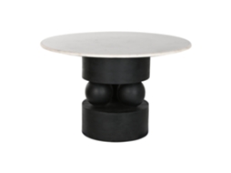 Mesa de Jantar Redonda com Puxador de Mármore ALEXANDRA HOUSE LIVING (120x120x76cm)