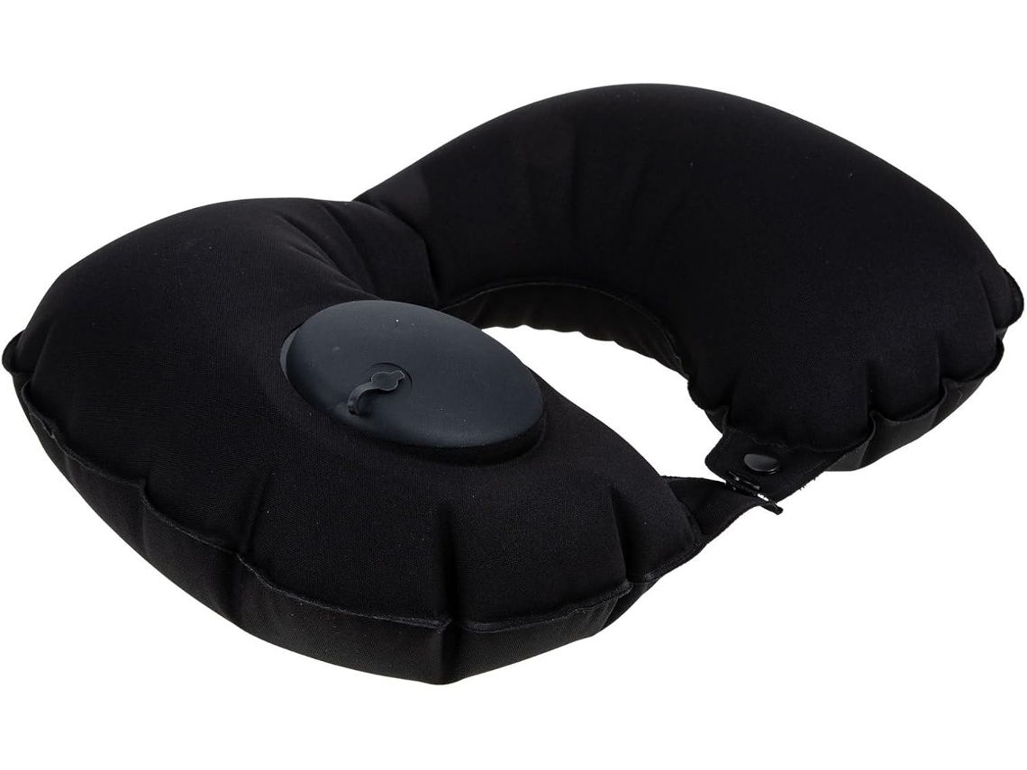 Travesseiro Inflável de Viagem com Suporte Ergonômico para o Pescoço, Feito Fibra Leite e Superfície CHABERLU