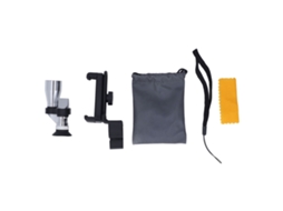 Monocular Portátil Mini de 20 Mm em Liga Alumínio, Durável, Resistente a Quedas e À Prova D'água, com Suporte para Celular BRILVIBERA