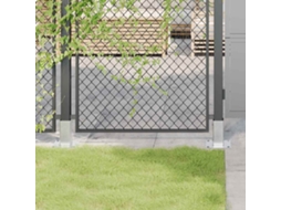Vidaxl Bases De Poste Quadradas 12 Pcs Prata 71x71 Mm Aço Galvanizado