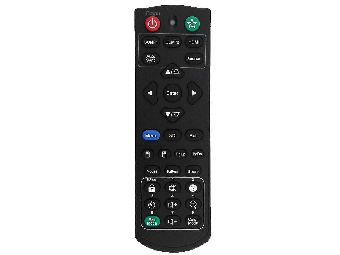 Comando À Distância De Substituição Para Rcp01051 Viewsonic Projector Pjd5250 Pjd5151 Pjd5153 Pjd5150 Pjd5155 Pjd5253 Pjd5255