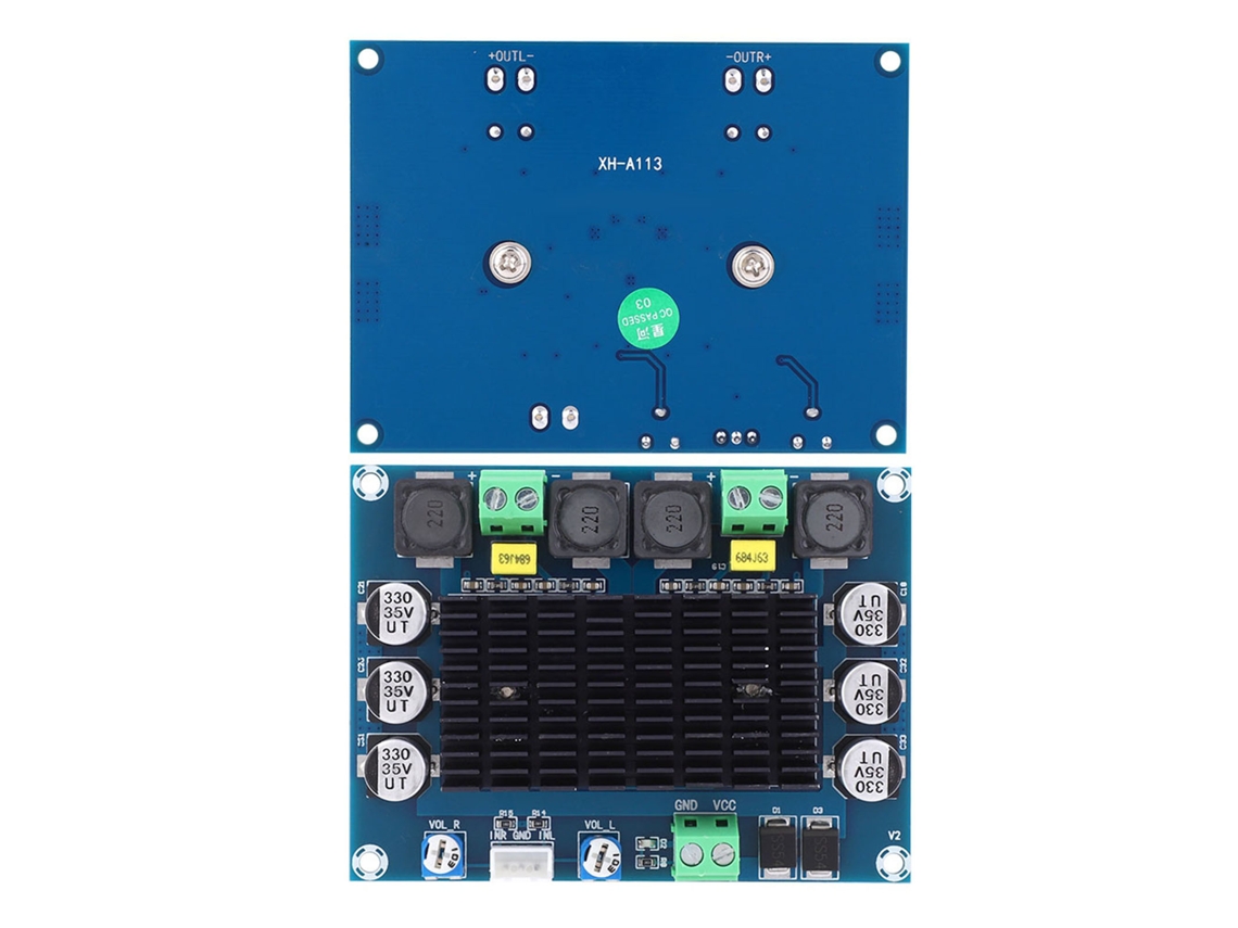 Módulo Amplificador Digital Tda7498 Estéreo 2 Canais