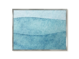 Magnetic Wall Board Gray Waves For The Office Espelharte (80x60 Cm)