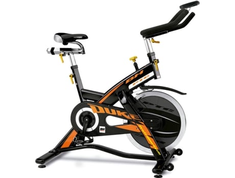 Bicicleta de Spinning  H920E (Preto - 104x63x117cm - Volante: 20 kg - Até 135 kg)