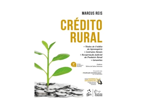 Livro Crédito Rural - 4 Edição 2025 De Marcus Reis (português Do Brasil)