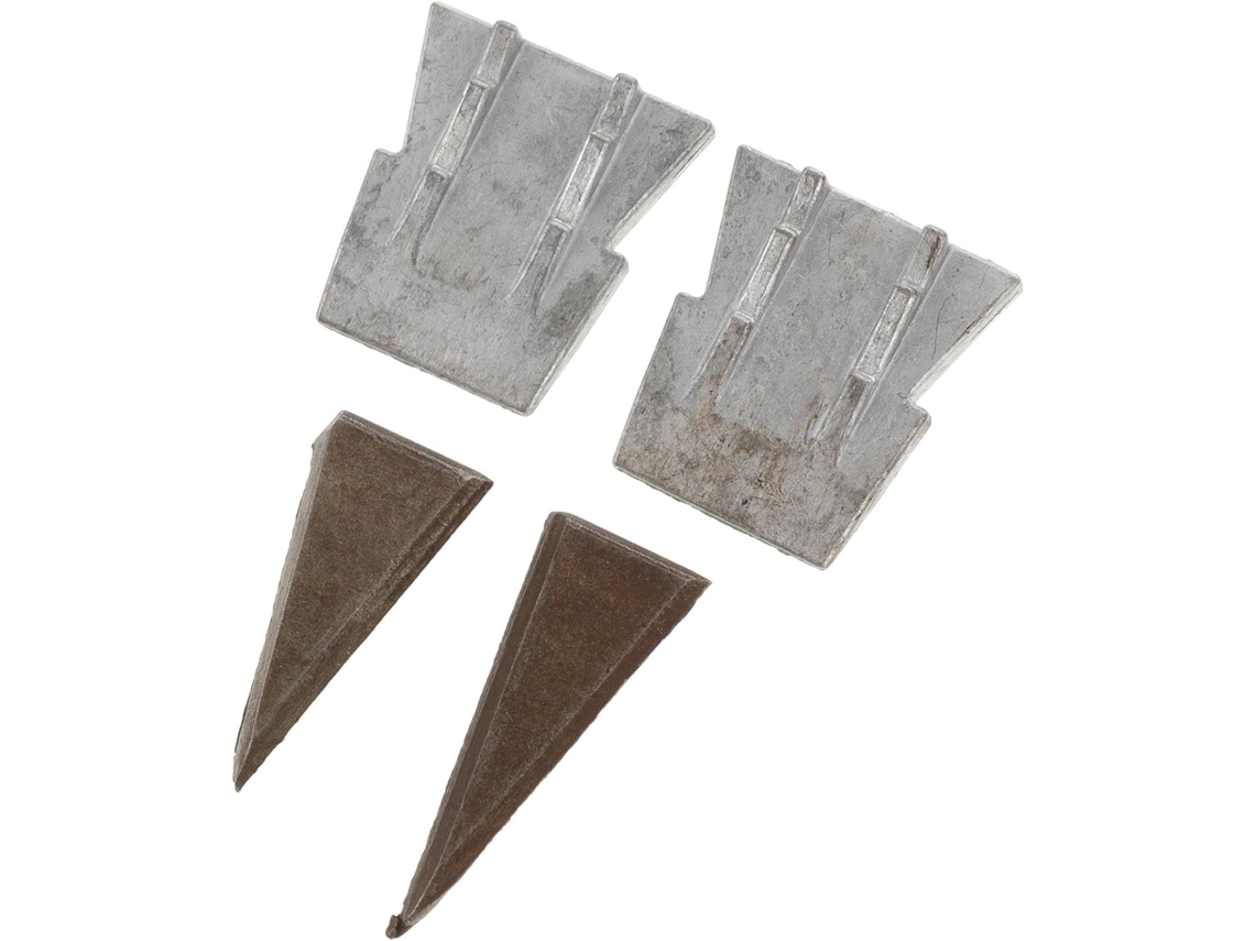 Conjunto De 4 Cunhas Cônicas De Ferro Prateado Toddmomy Para Martelos Com Cabo Madeira, Fáceis De Inserir,