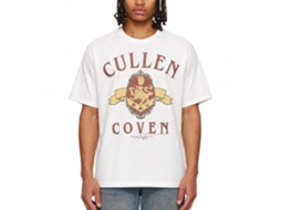 Rockinstone Twilight Movie Cullen Coven Preppy White Adult T-shirt Size:xl