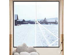 Weatherproofing Window Insulation Kits, Clear Indoor Patio Door And Film Tarp, Plastic For Winterizing, Zip Warm